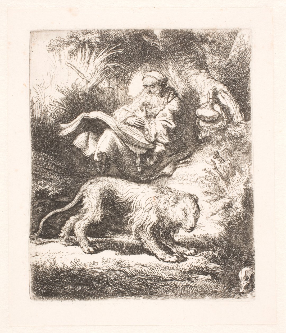 San Jerónimo leyendo de Rembrandt van Rijn
