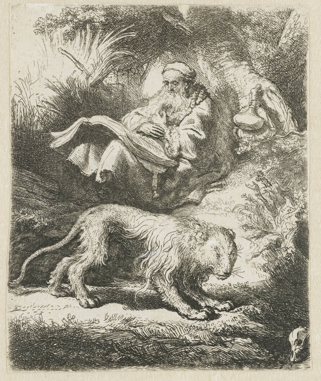 Lectura de San Jerónimo de Rembrandt van Rijn