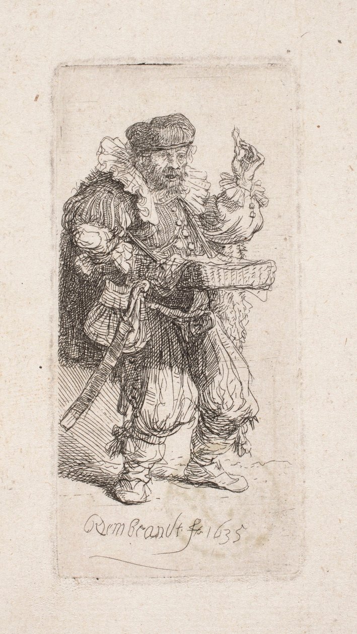 Charlatán (Fabricante de ungüentos milagrosos) de Rembrandt van Rijn