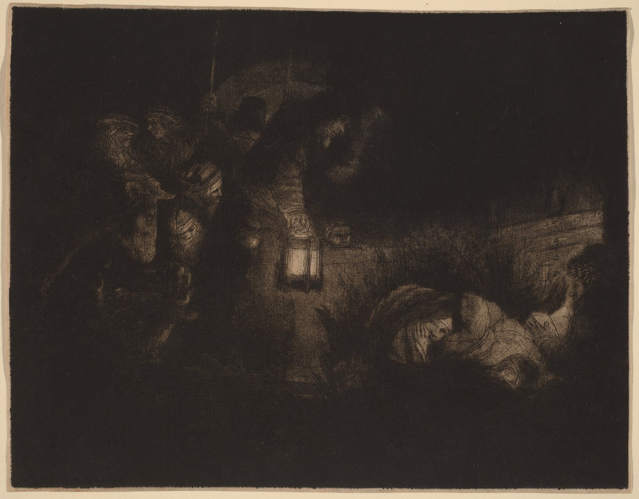 La adoración de los pastores: una obra nocturna de Rembrandt van Rijn