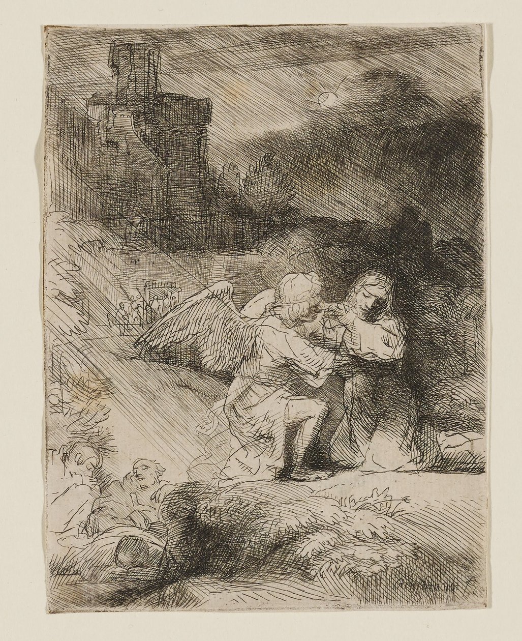 La agonía en el huerto de Rembrandt van Rijn