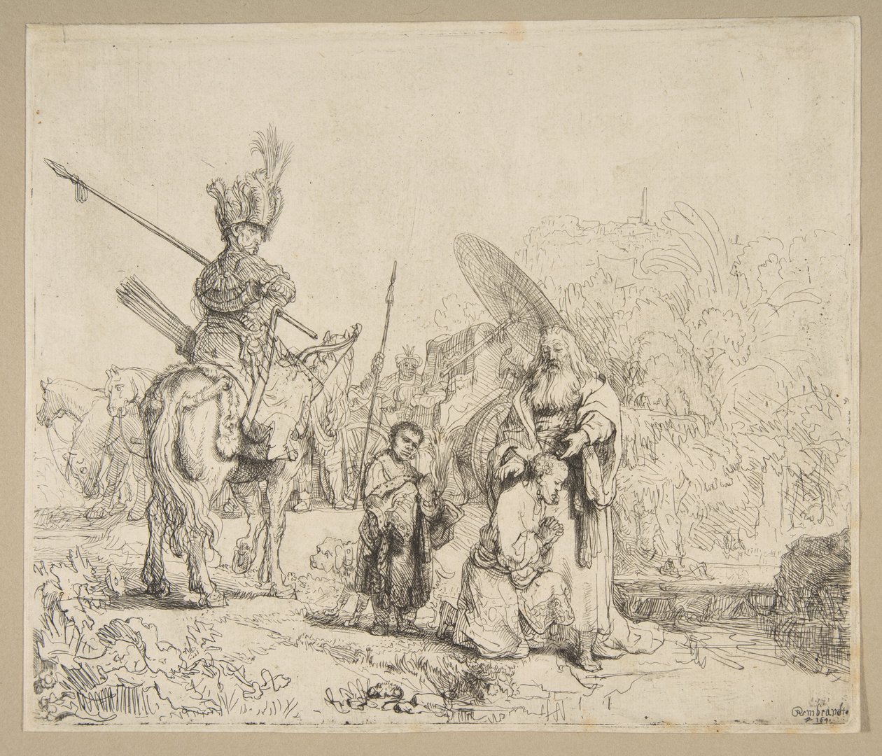 El Bautismo del Eunuco de Rembrandt van Rijn
