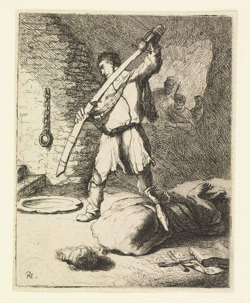 La Decapitación de Juan el Bautista de Rembrandt van Rijn