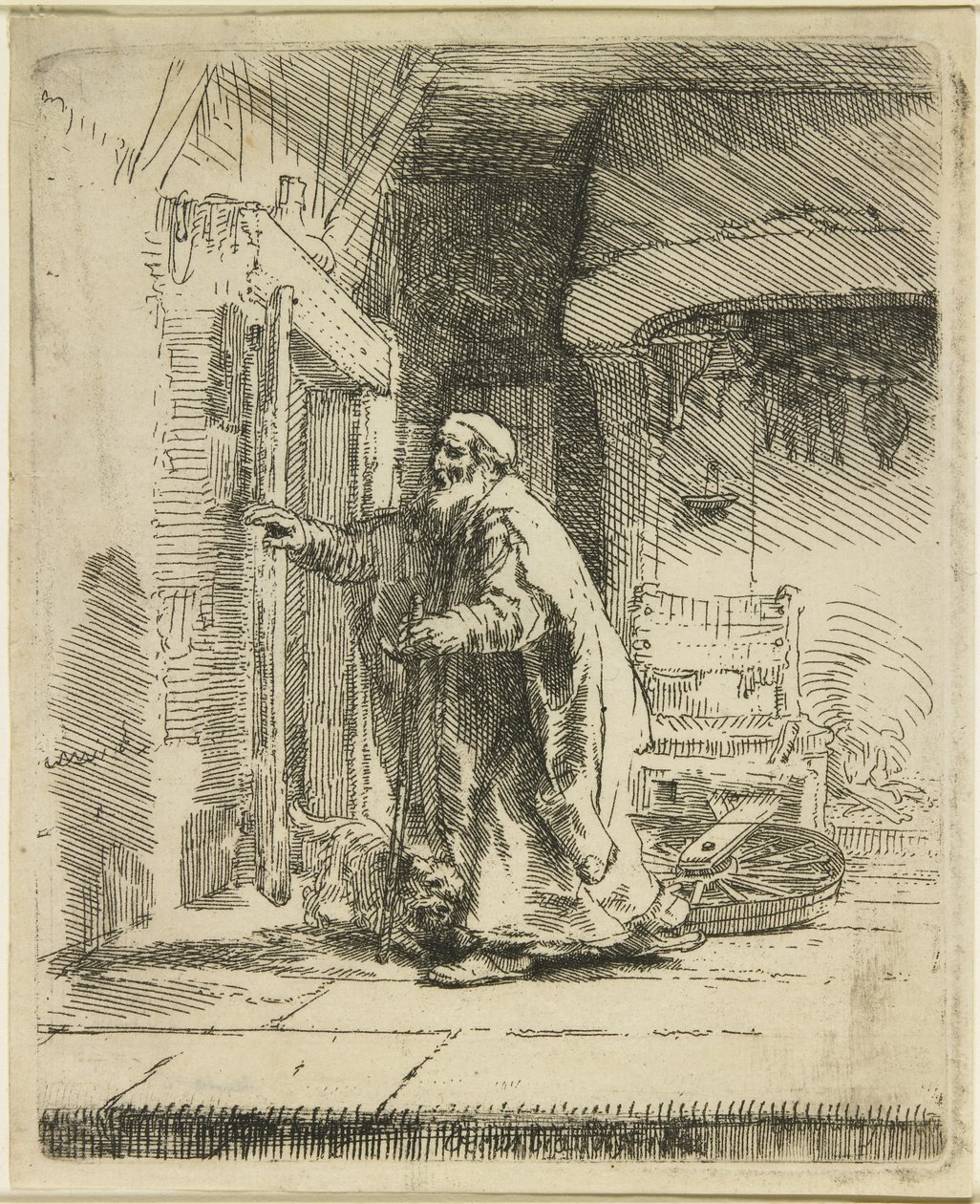 La ceguera de Tobit, 1651 de Rembrandt van Rijn
