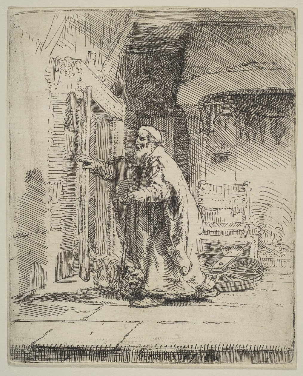 La Ceguera de Tobit, 1651 de Rembrandt van Rijn
