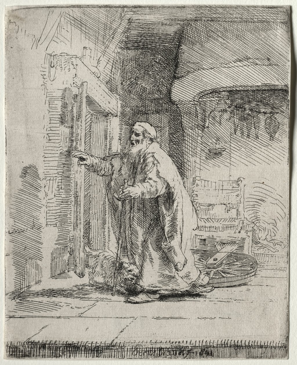 La ceguera de Tobit: La placa más grande de Rembrandt van Rijn