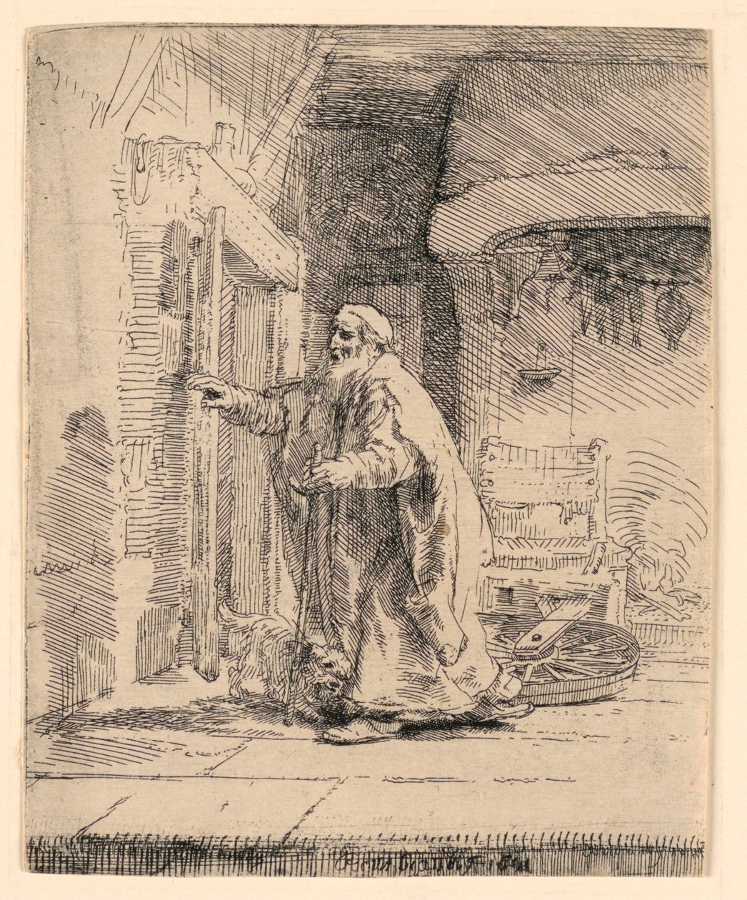 La ceguera de Tobit: La placa más grande de Rembrandt van Rijn