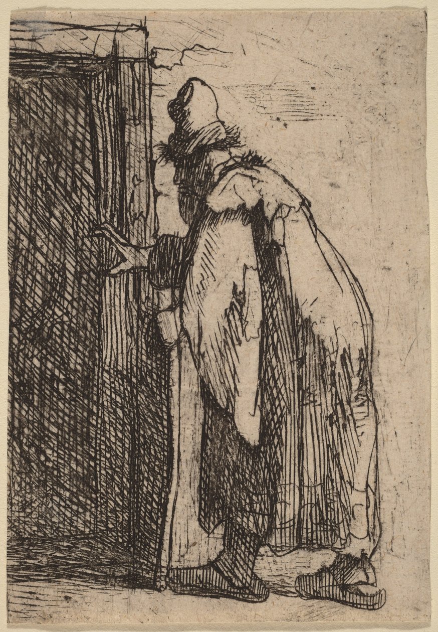 La ceguera de Tobit: un esbozo de Rembrandt van Rijn