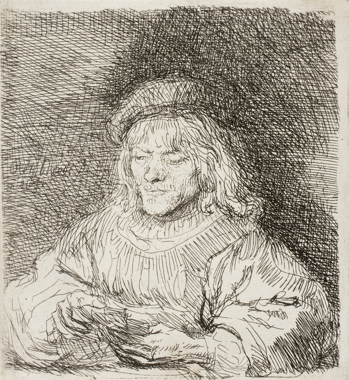 El Jugador de Cartas, 1641 de Rembrandt van Rijn