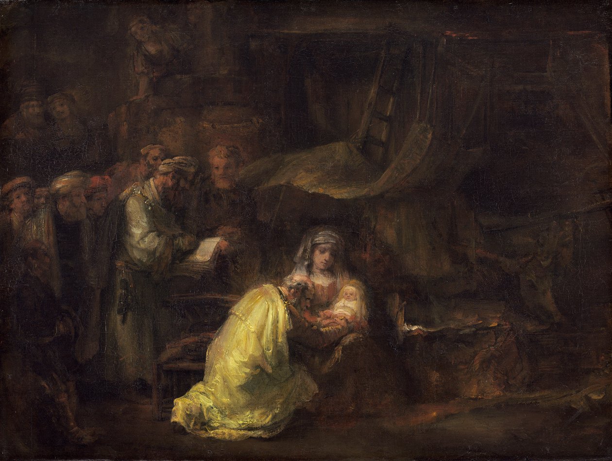 La Circuncisión, 1661 de Rembrandt van Rijn