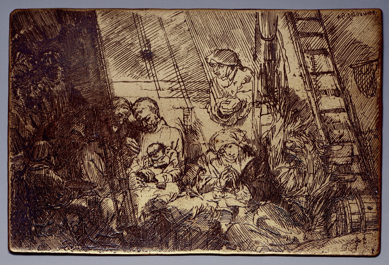 La circuncisión en el establo La circuncisión en el establo de Rembrandt van Rijn
