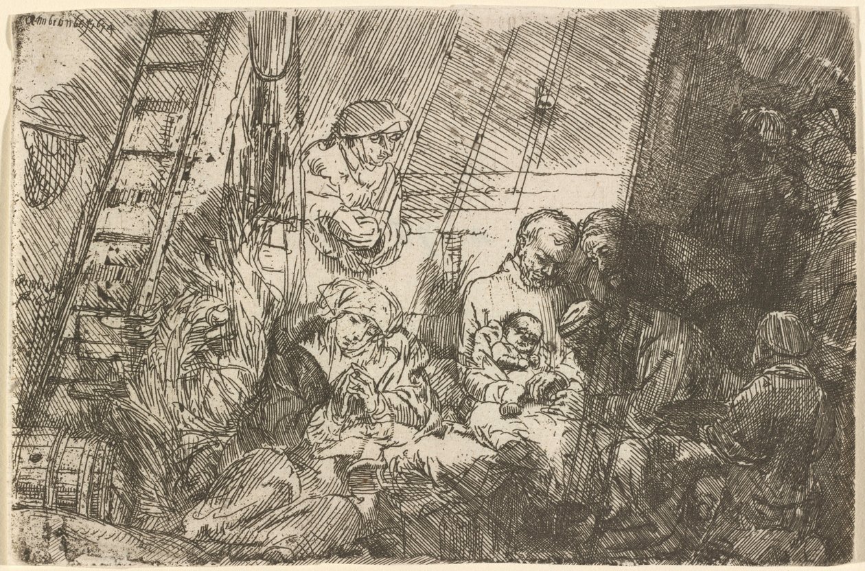 La circuncisión en el establo de Rembrandt van Rijn