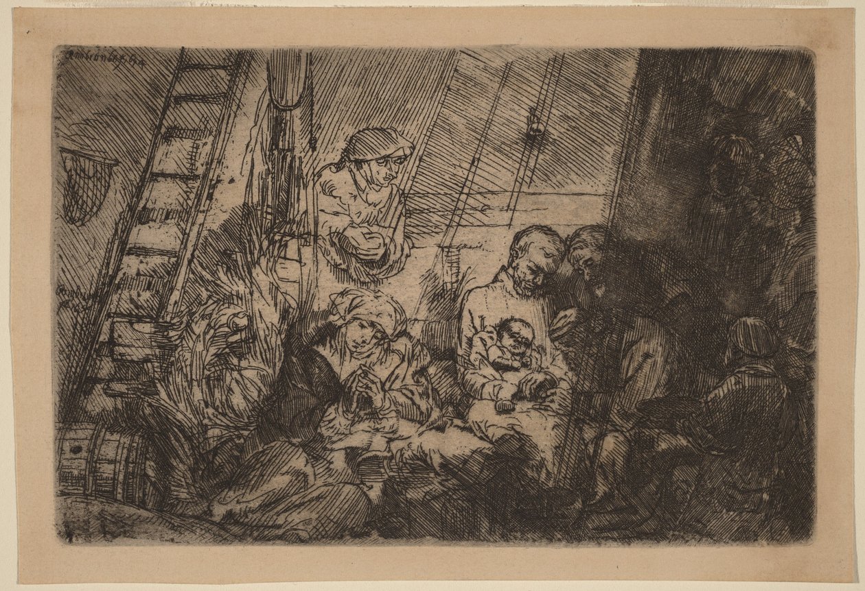 La circuncisión en el establo de Rembrandt van Rijn