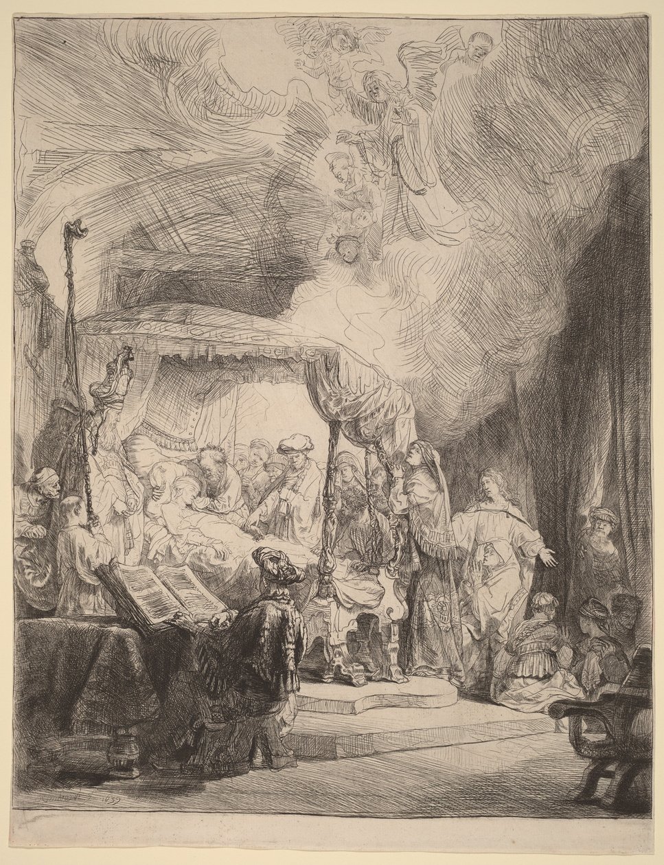 La muerte de la Virgen de Rembrandt van Rijn