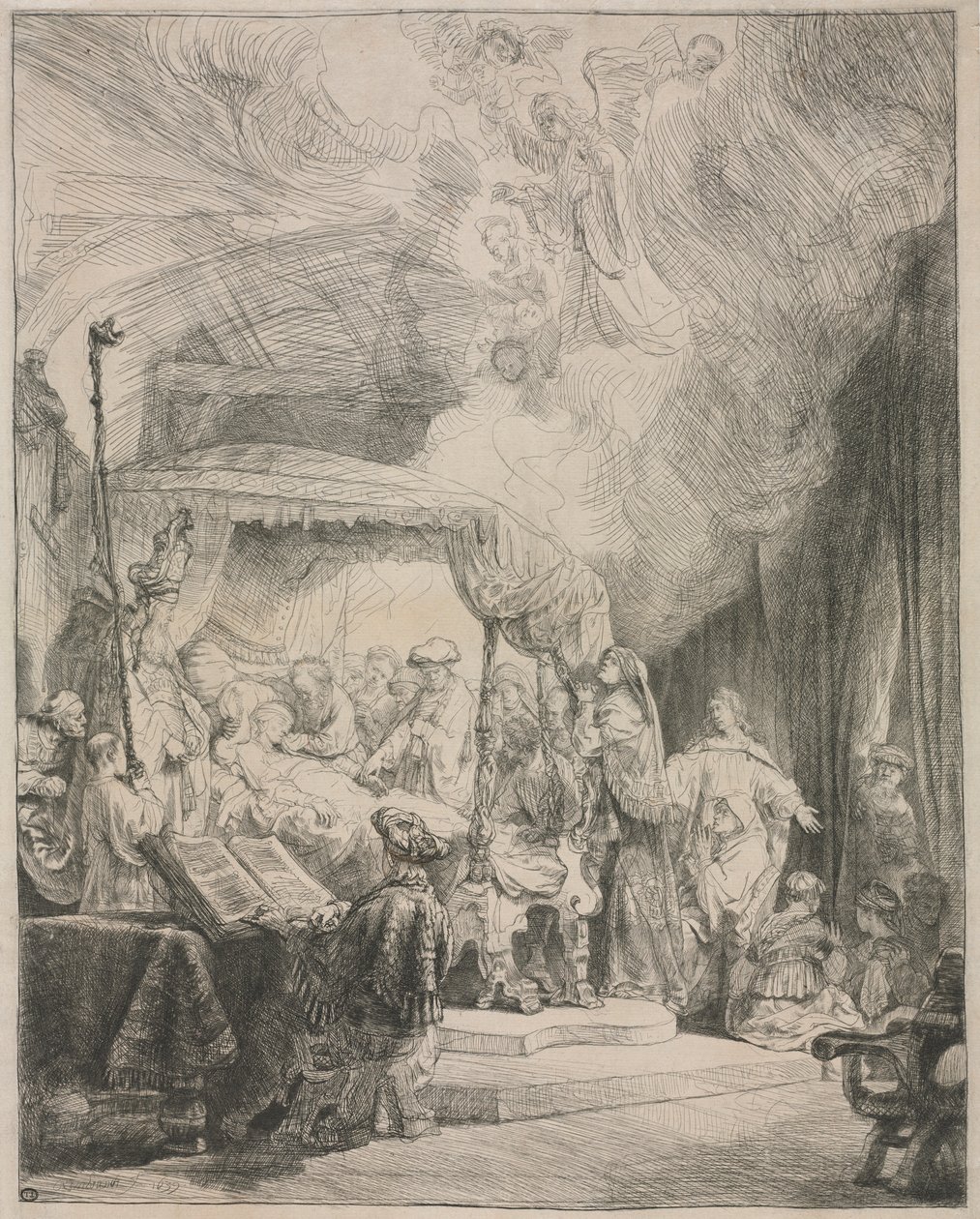 La muerte de la Virgen, 1639 de Rembrandt van Rijn