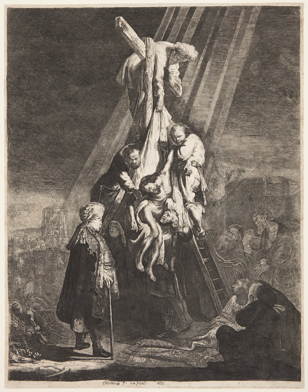 El Descendimiento de la Cruz de Rembrandt van Rijn