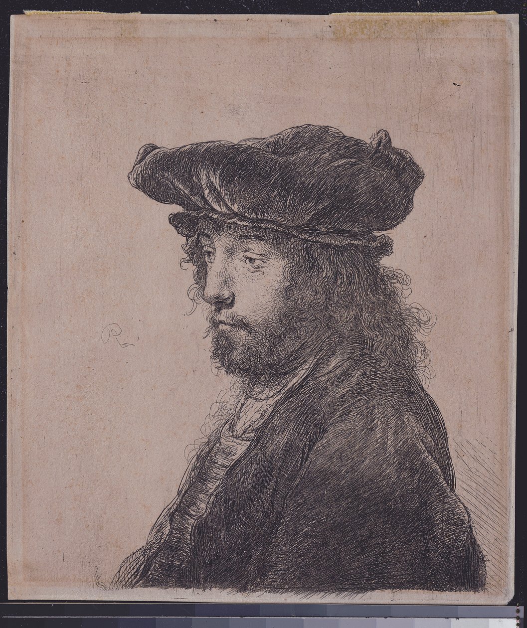 La Cuarta Cabeza Oriental, c.1635 de Rembrandt van Rijn