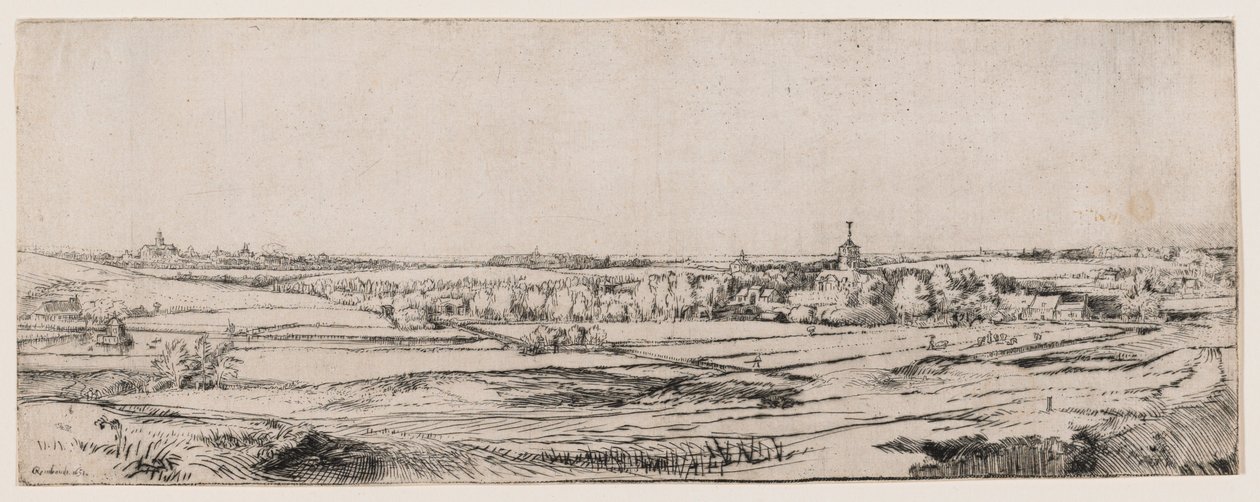 El Campo del Pesador de Oro de Rembrandt van Rijn
