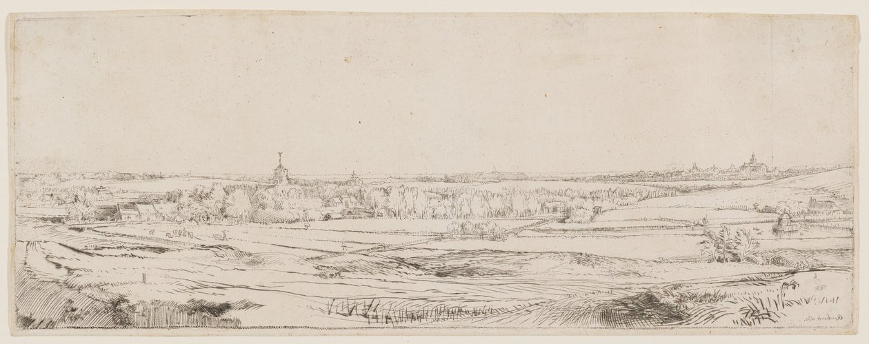 El Campo del Pesador de Oro de Rembrandt van Rijn