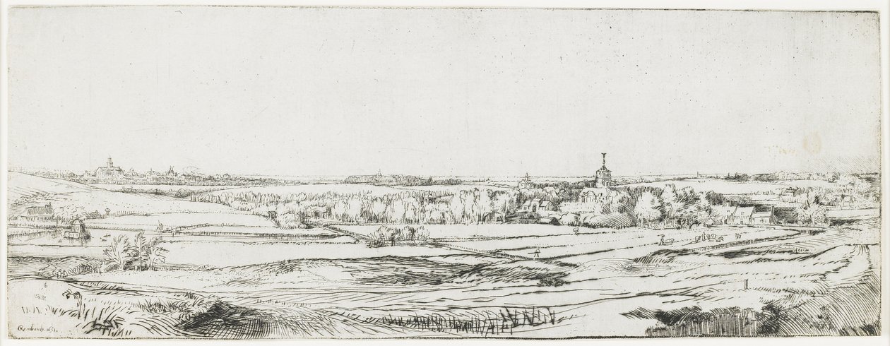 El Campo del Pesador de Oro, 1651 de Rembrandt van Rijn
