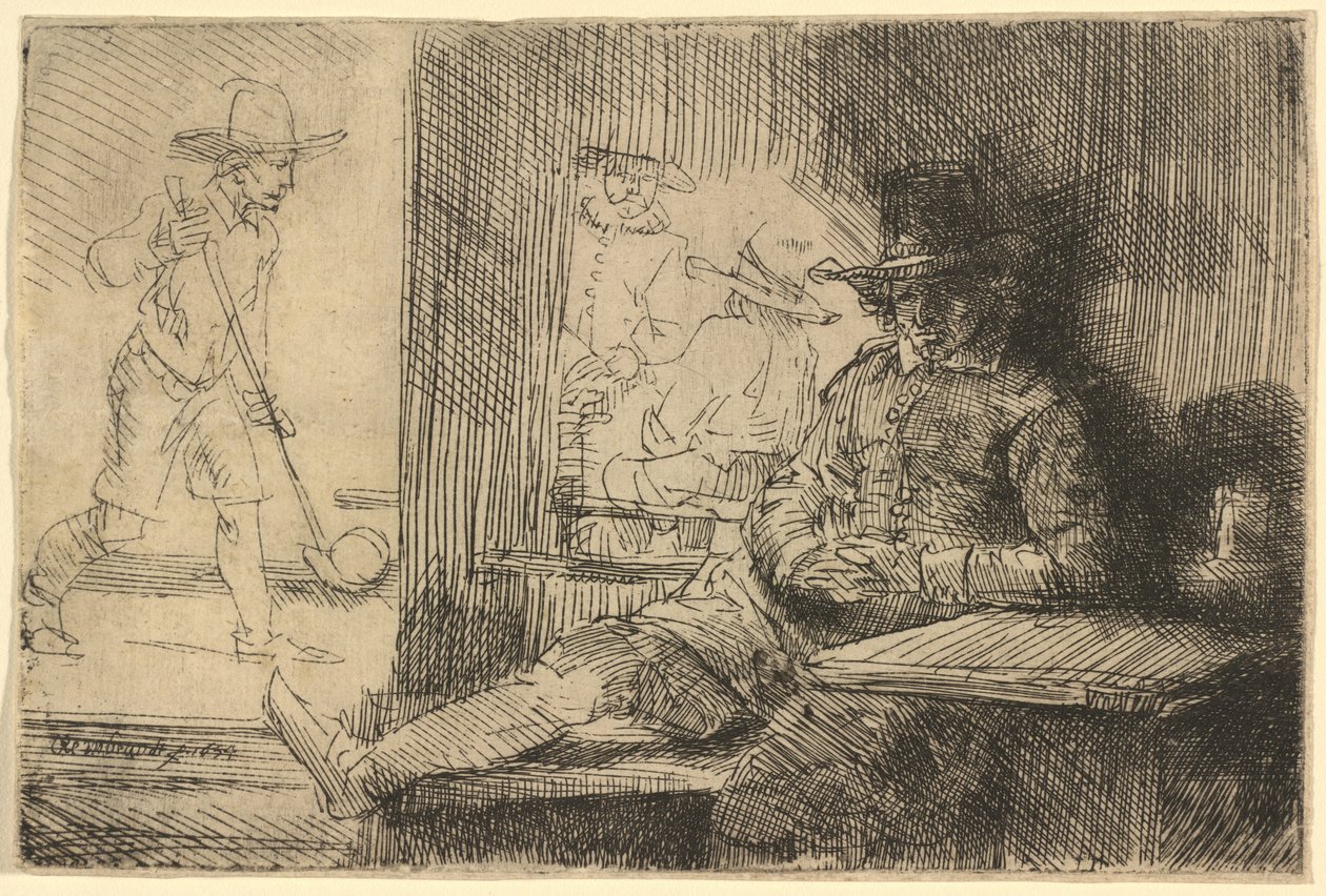 El Jugador de Golf de Rembrandt van Rijn