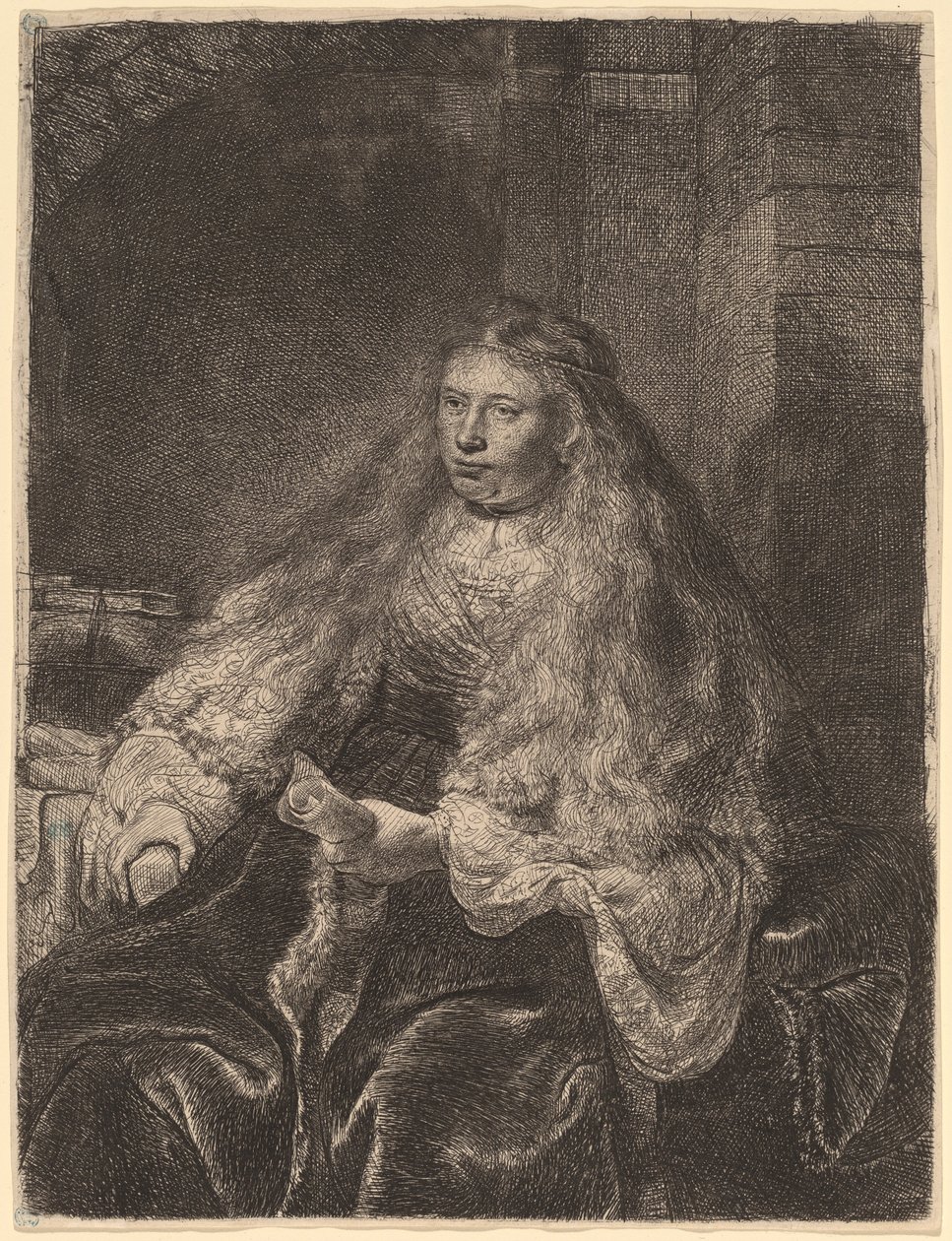 La gran novia judía de Rembrandt van Rijn
