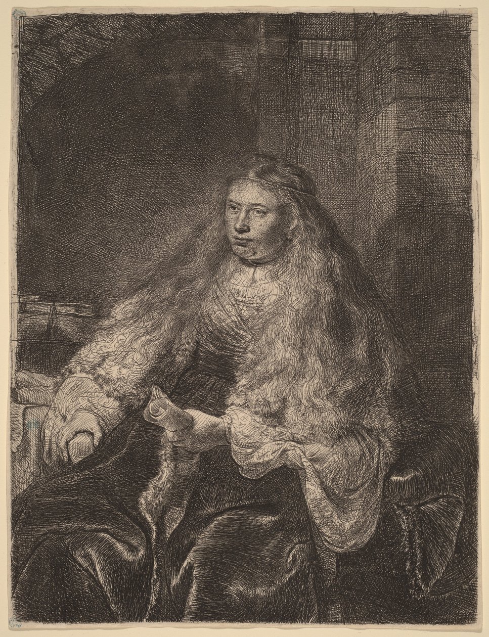 La gran novia judía de Rembrandt van Rijn
