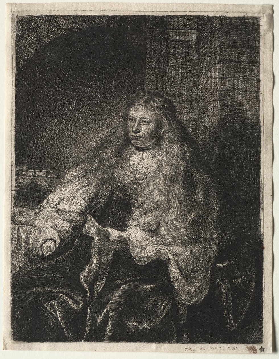 La Gran Novia Judía, 1634 de Rembrandt van Rijn
