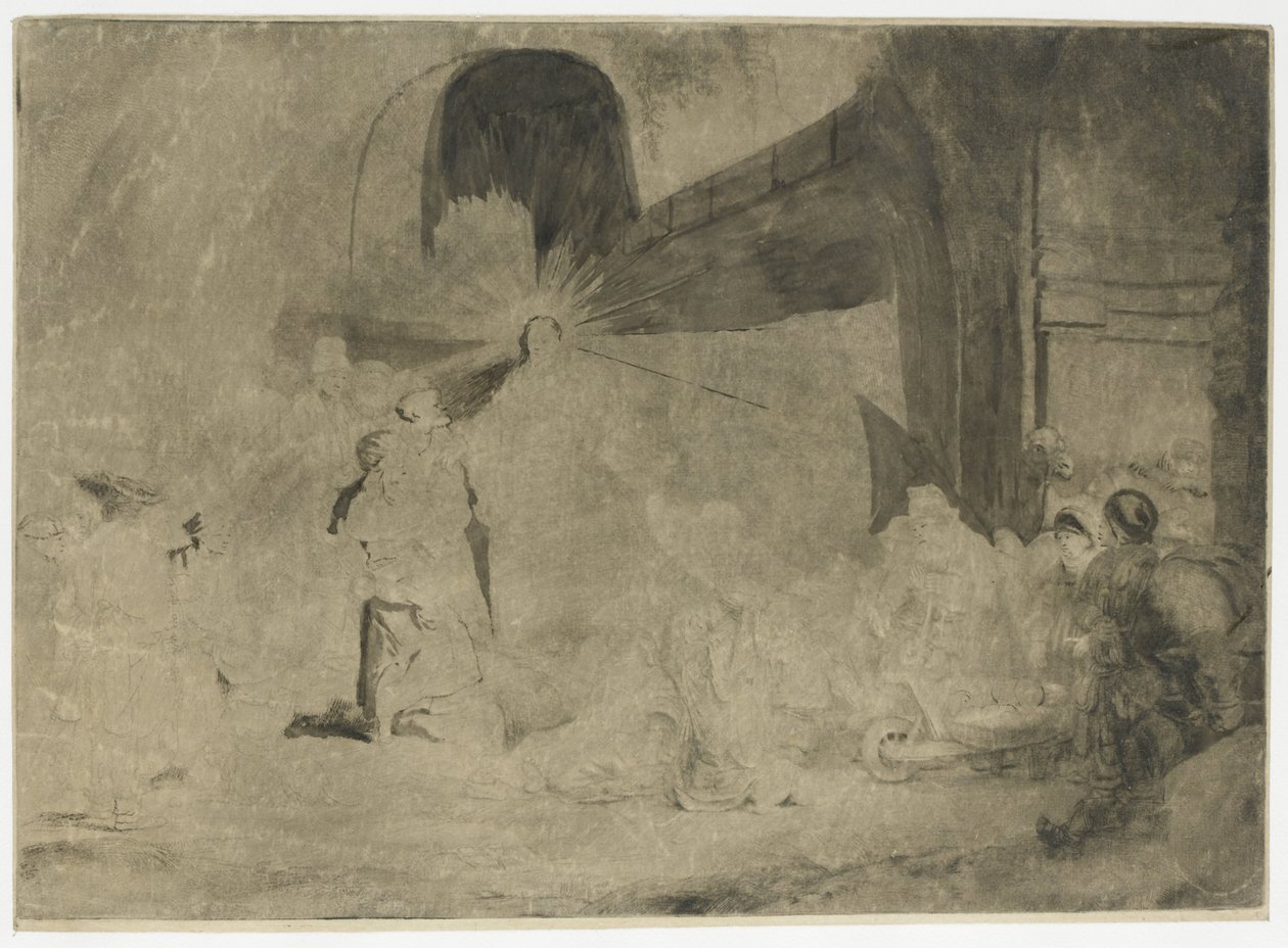La estampa de los cien florines de Rembrandt van Rijn