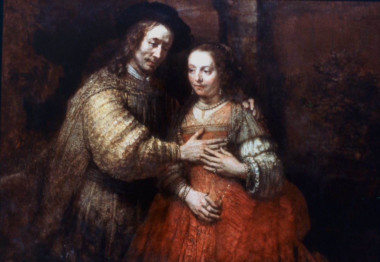 La novia judía, La pareja amorosa, 1667 de Rembrandt van Rijn
