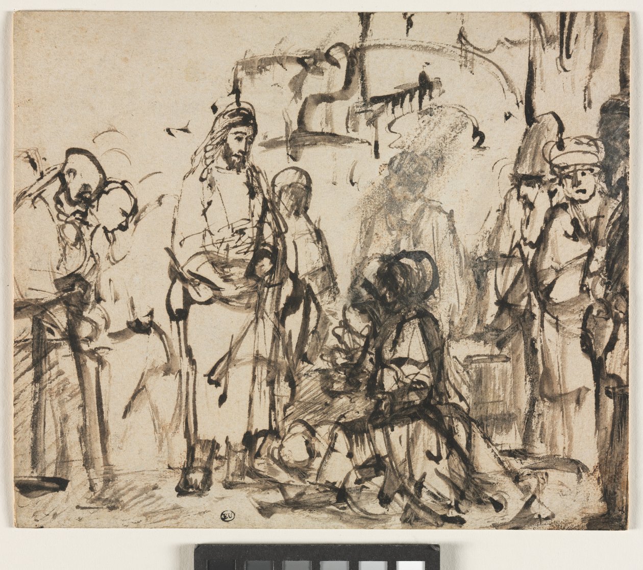 El encuentro de Cristo con Marta y María después de la muerte de Lázaro, c.1662-65 de Rembrandt van Rijn