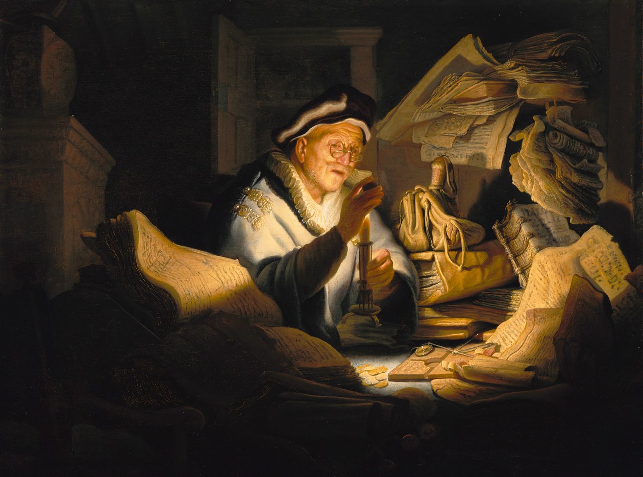La Parábola del Rico Insensato, 1627 de Rembrandt van Rijn