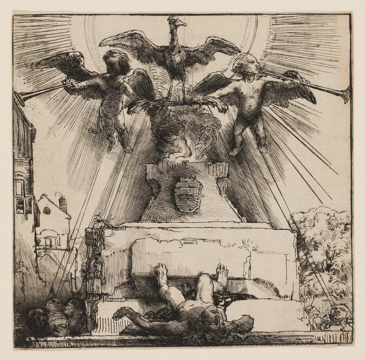 El Fénix o La Estatua Derribada de Rembrandt van Rijn