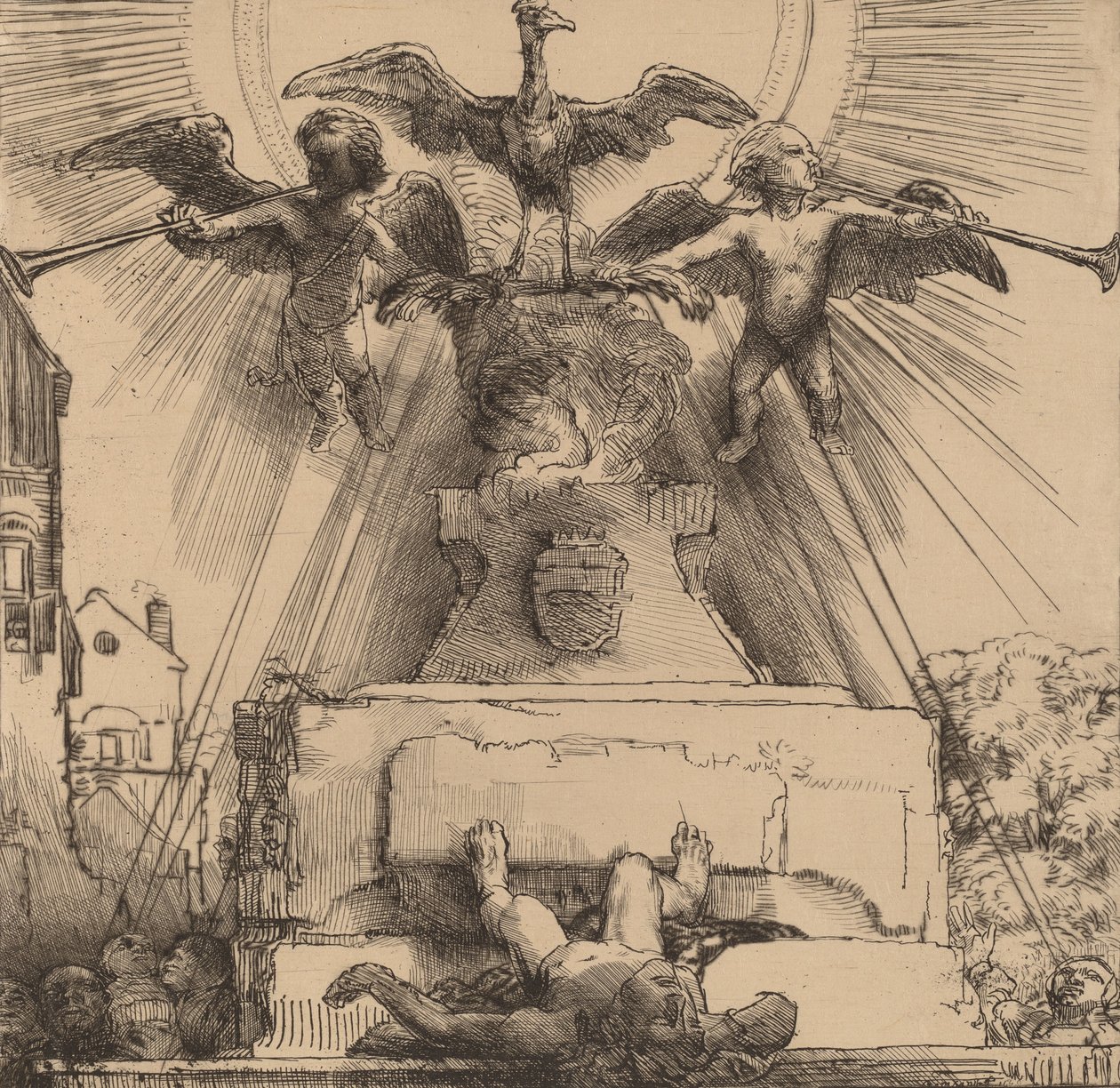 El Fénix o la estatua derribada de Rembrandt van Rijn