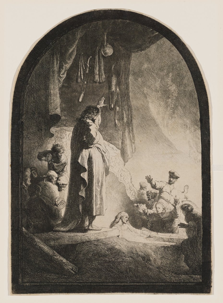 La resurrección de Lázaro de Rembrandt van Rijn