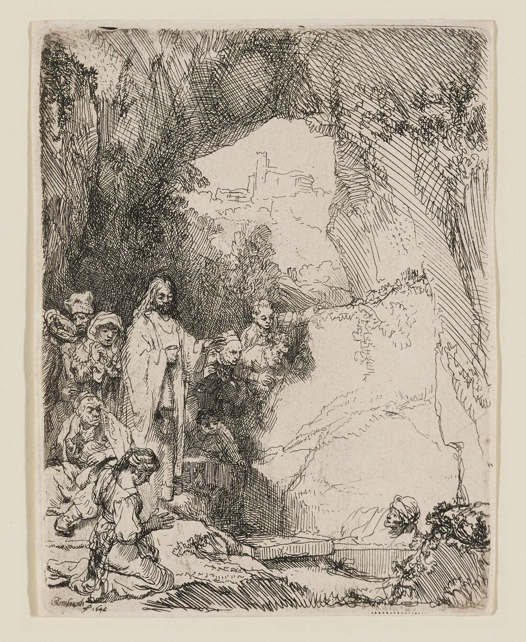 La resurrección de Lázaro: el cuadro más pequeño de Rembrandt van Rijn