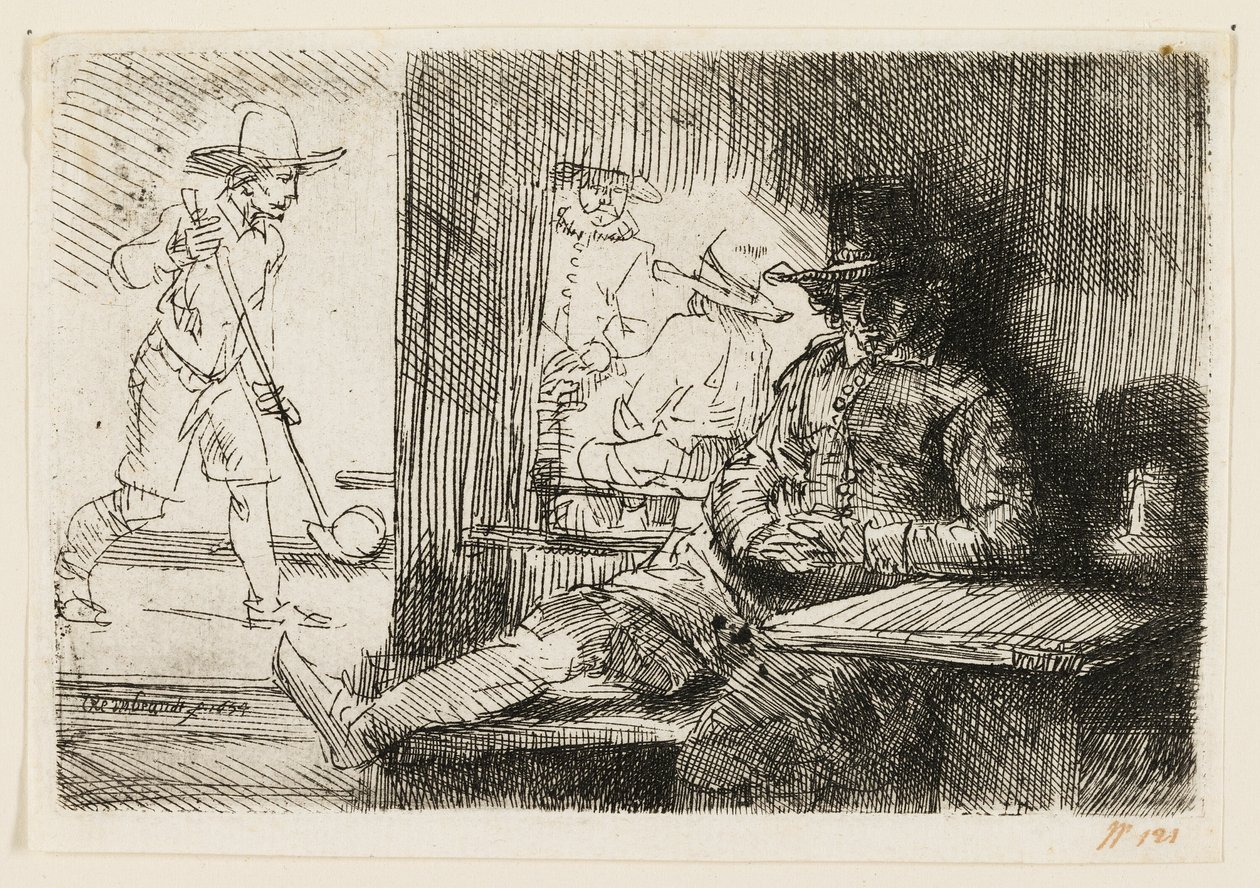 El jugador de Ringball de Rembrandt van Rijn