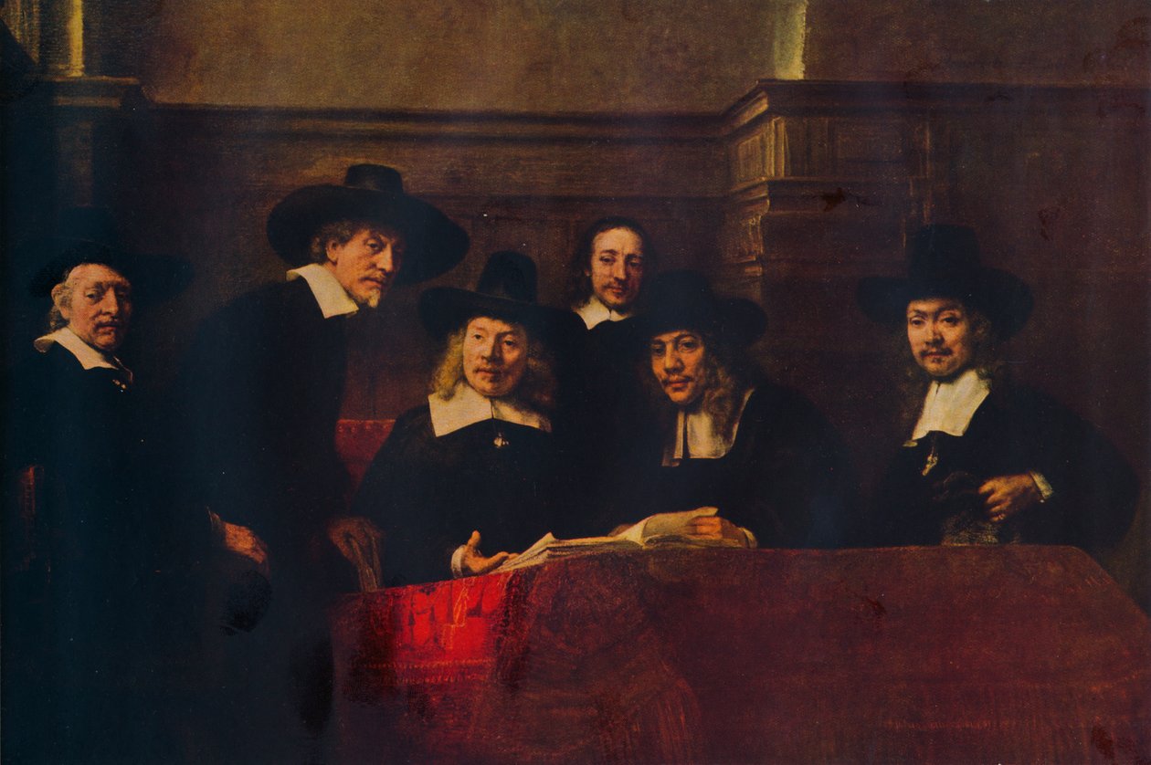 Los oficiales de muestreo, 1662, 1938 de Rembrandt van Rijn