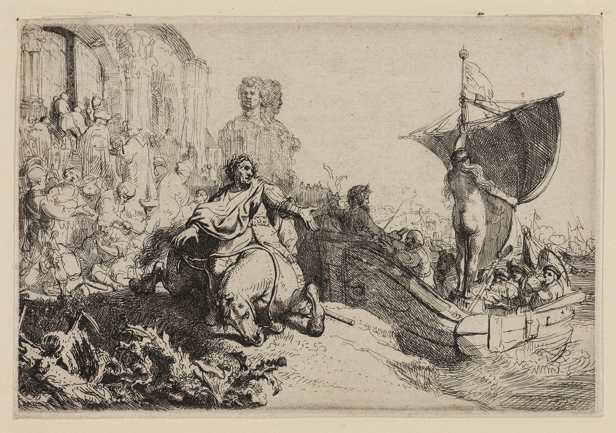 El barco de la fortuna de Rembrandt van Rijn