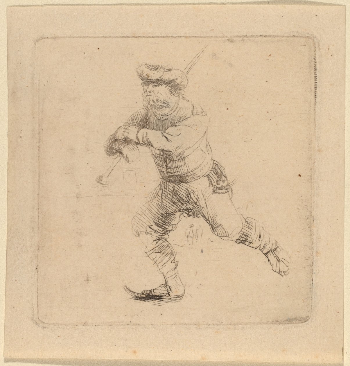 El patinador de Rembrandt van Rijn