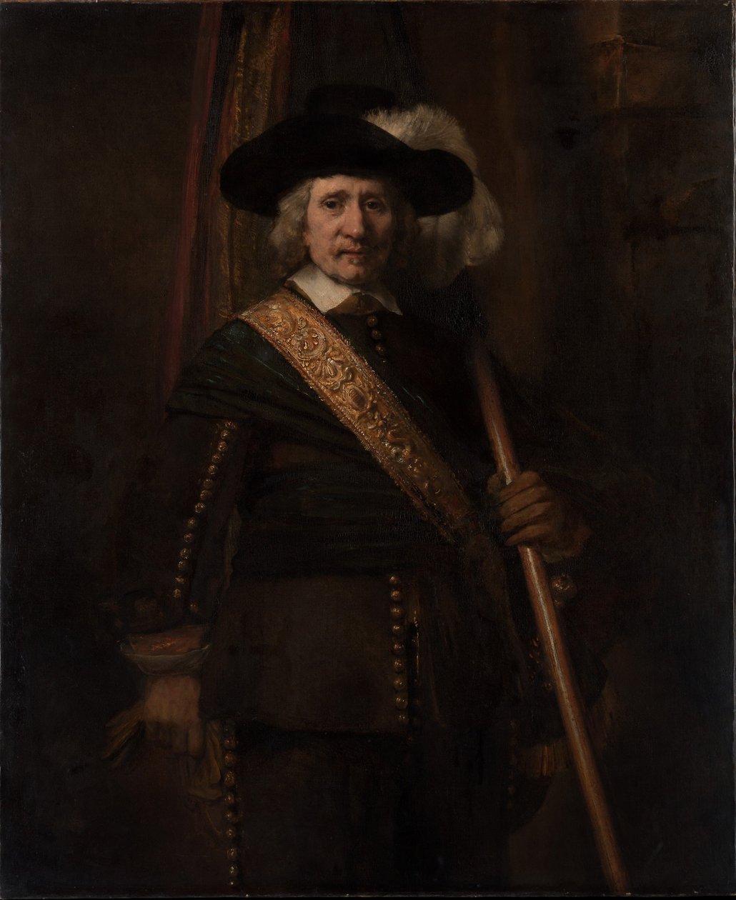 El Portaestandarte, Floris Soop, 1654 de Rembrandt van Rijn