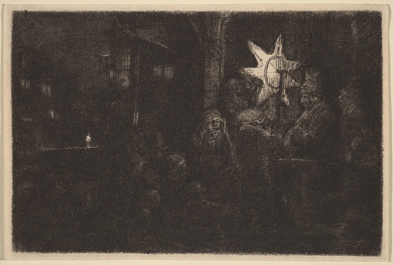 La estrella de los Reyes: una pieza nocturna de Rembrandt van Rijn