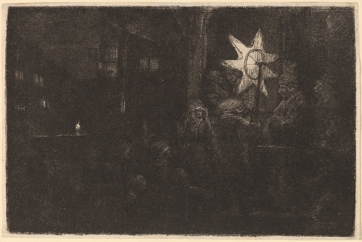 La estrella de los reyes: una pieza nocturna de Rembrandt van Rijn