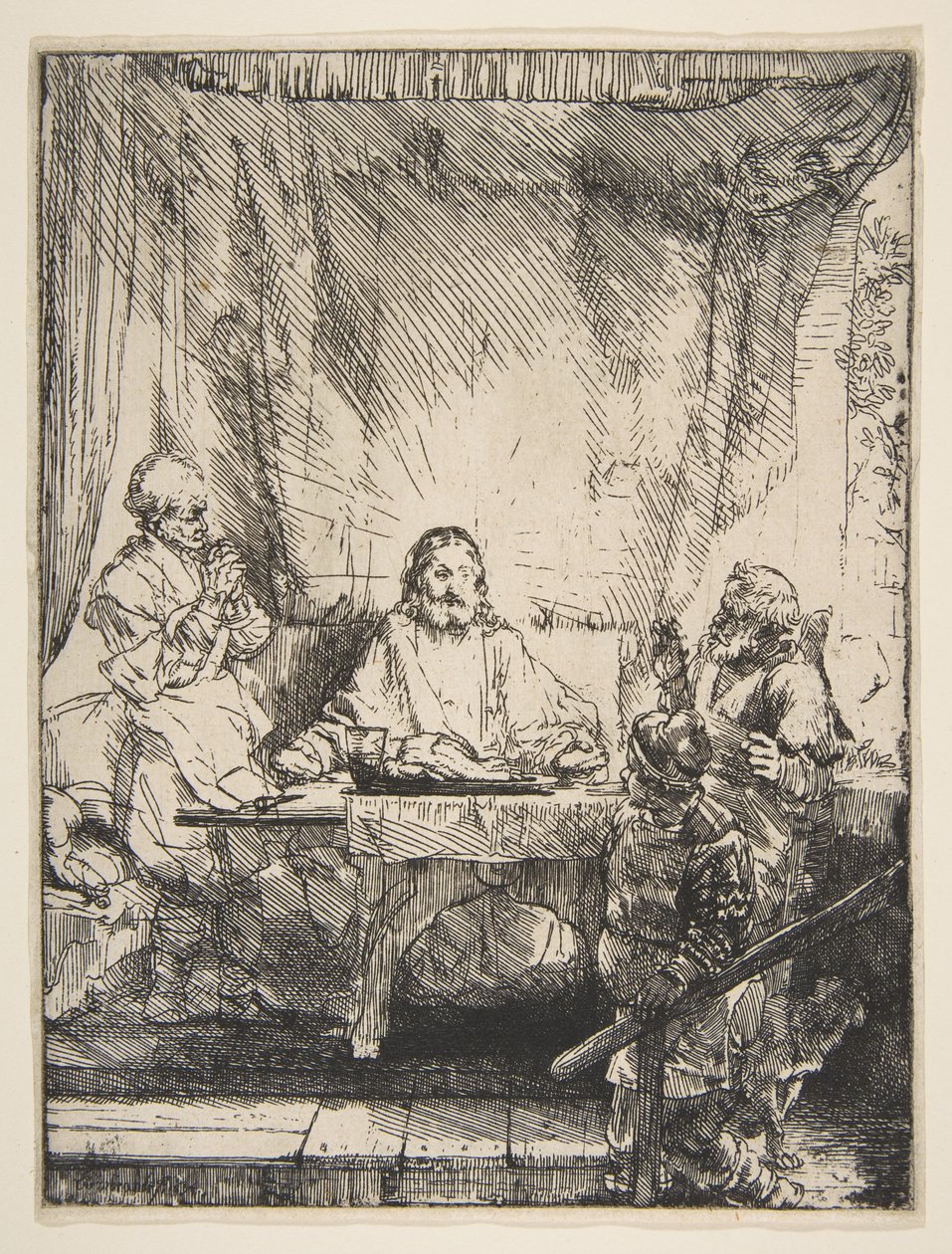 La cena en Emaús de Rembrandt van Rijn