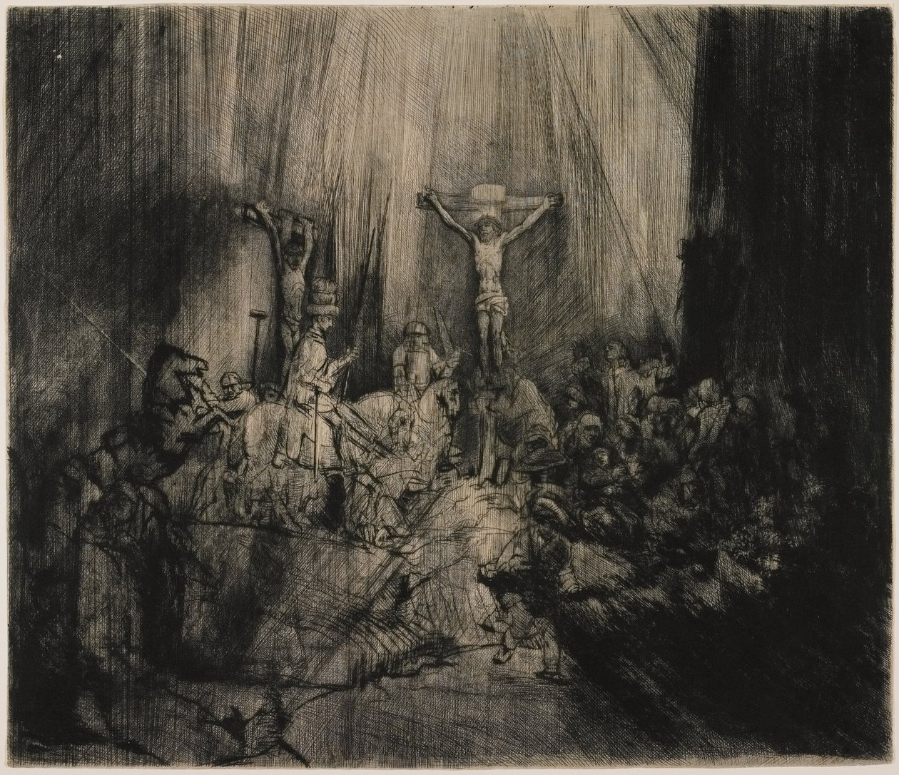 Las Tres Cruces de Rembrandt van Rijn