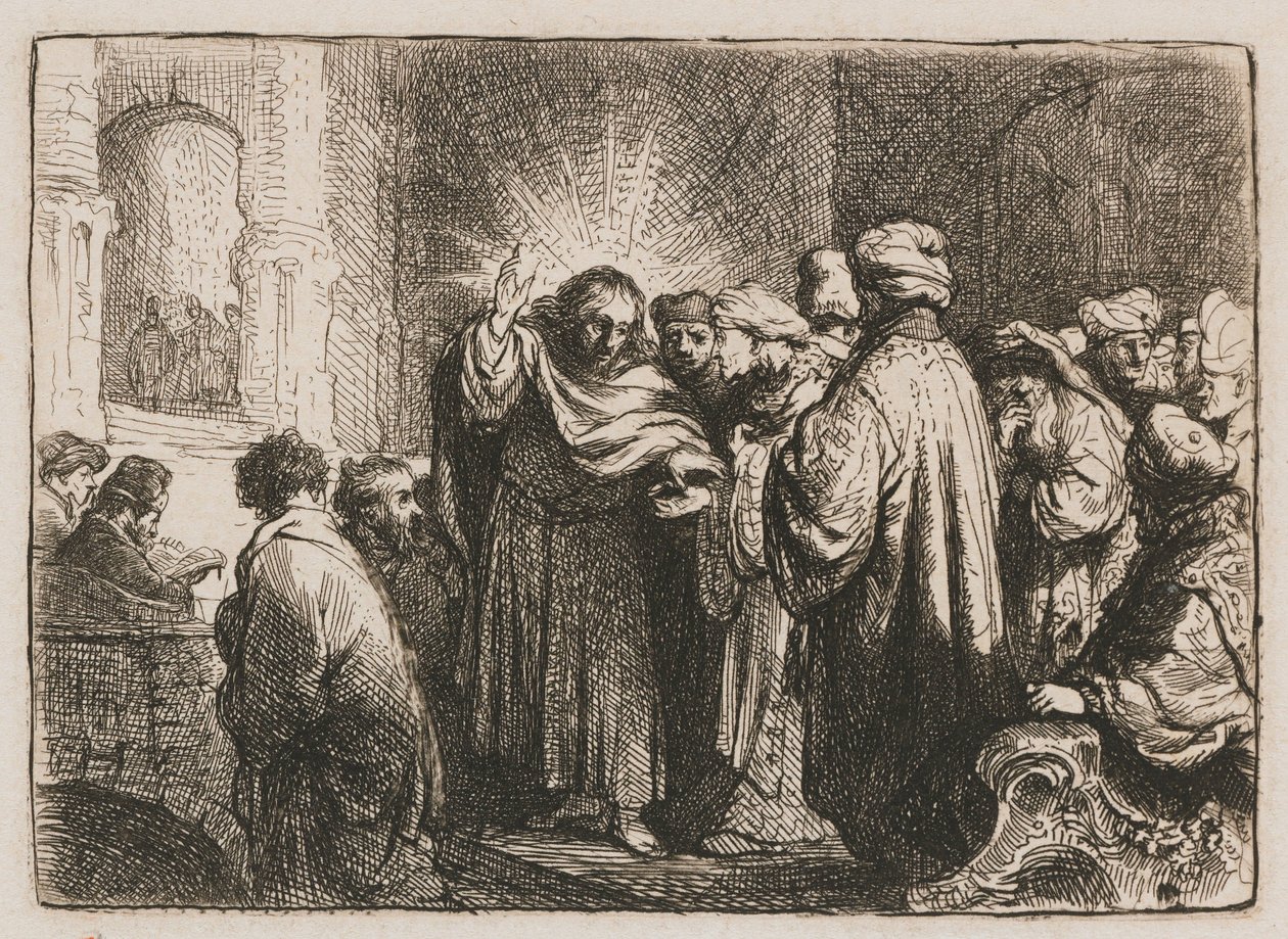 El dinero del homenaje
El dinero del tributo de Rembrandt van Rijn