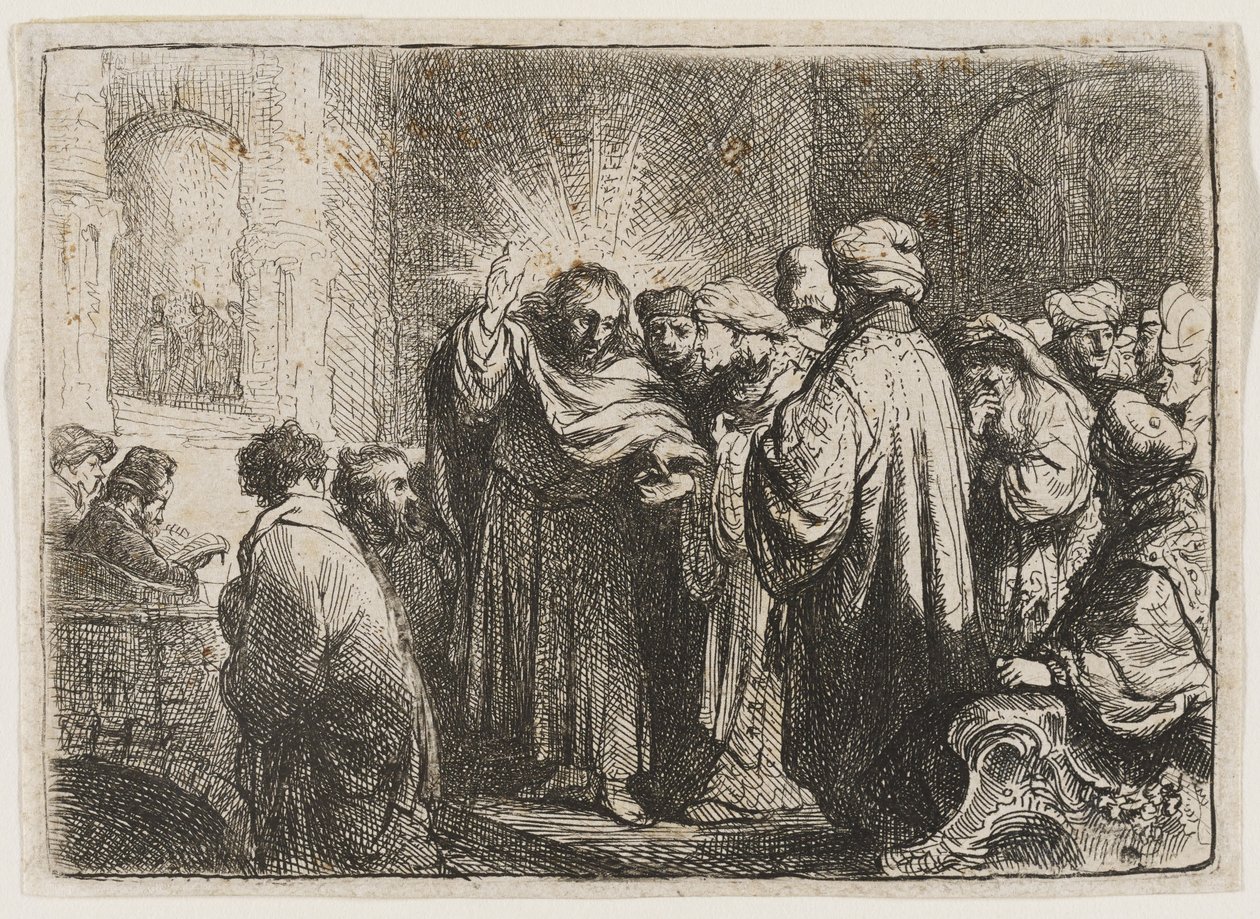 El dinero del tributo de Rembrandt van Rijn