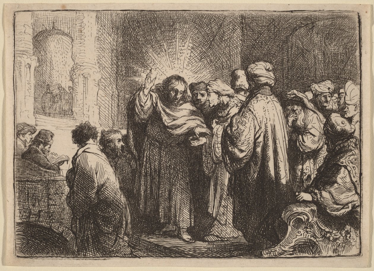 El dinero del tributo de Rembrandt van Rijn