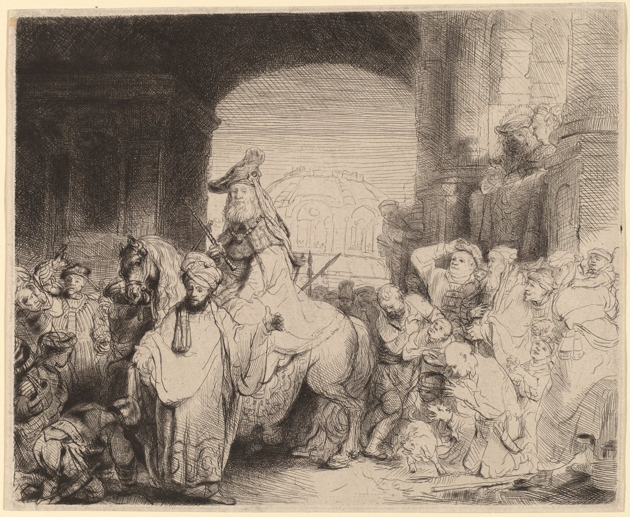 El Triunfo de Mardoqueo de Rembrandt van Rijn