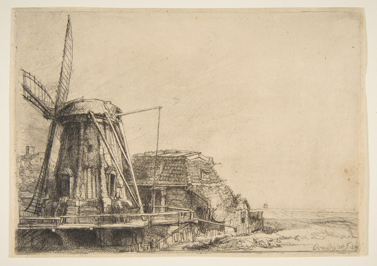 El Molino de Viento de Rembrandt van Rijn